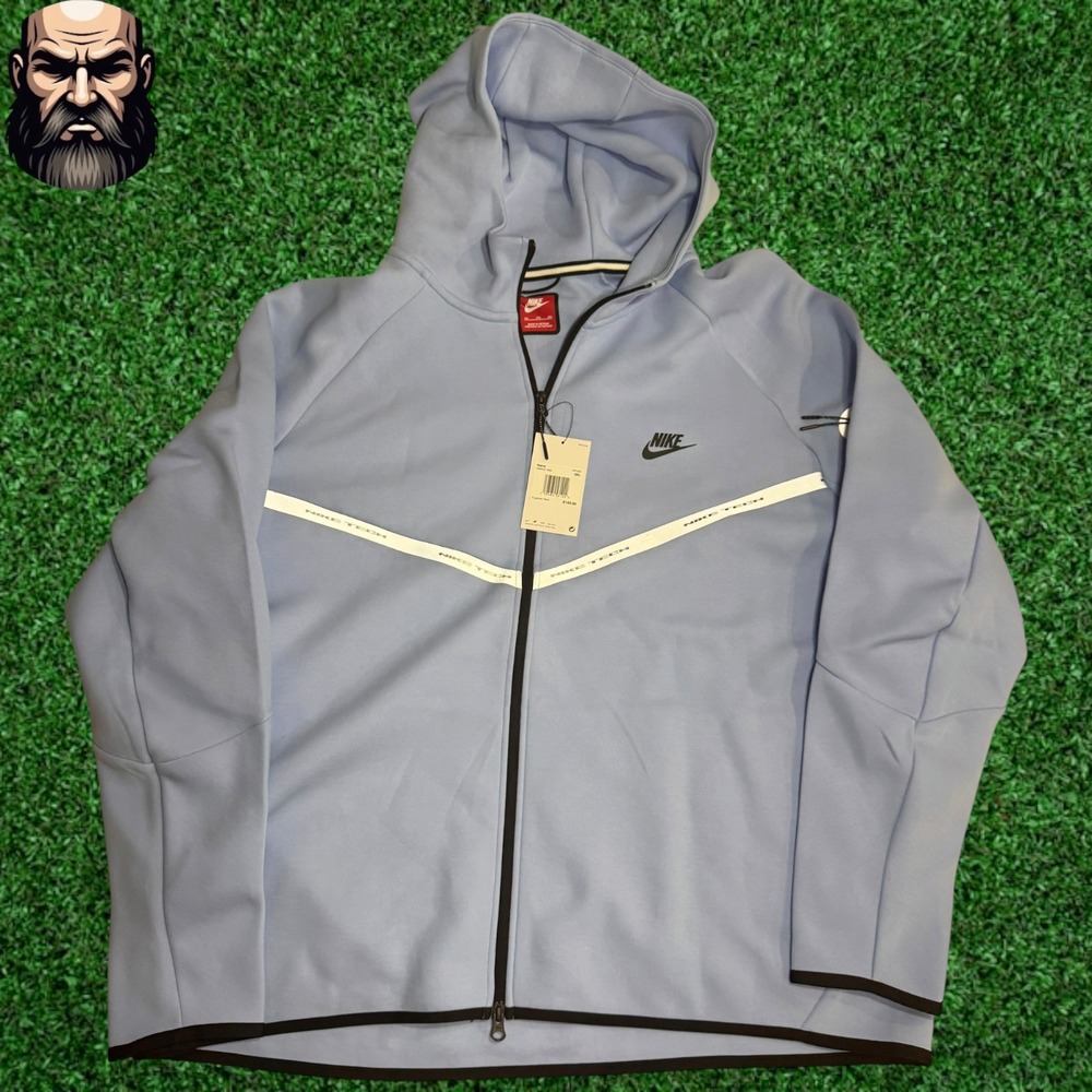 Nike Tech Fleece Windrunner Light Blue Reflective IM6537-468 Men's Size 3XL